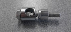 Ball Joint Cross Drilled for 3/8-inch rod